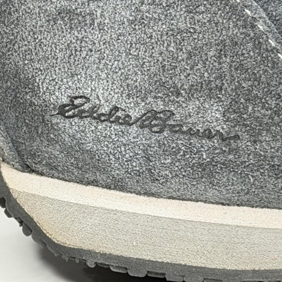 Eddie Bauer Boots Womens Size 9.5 Gray Suede Chukka Lace Up Casual 6180-766 - Picture 9 of 10